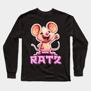 Ratt Pink Ratz Long Sleeve T-Shirt